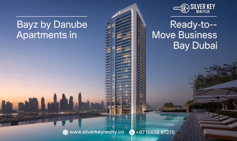 Bayz by Danube tower exterior view – Business Bay luxury apartments