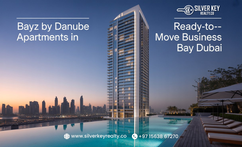 Bayz by Danube tower exterior view – Business Bay luxury apartments