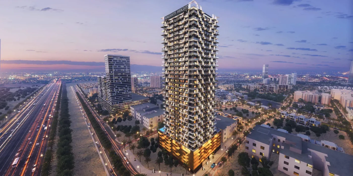 Binghatti Heights 2 residential tower in JVC Dubai