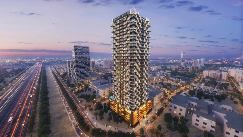 Binghatti Heights 2 residential tower in JVC Dubai