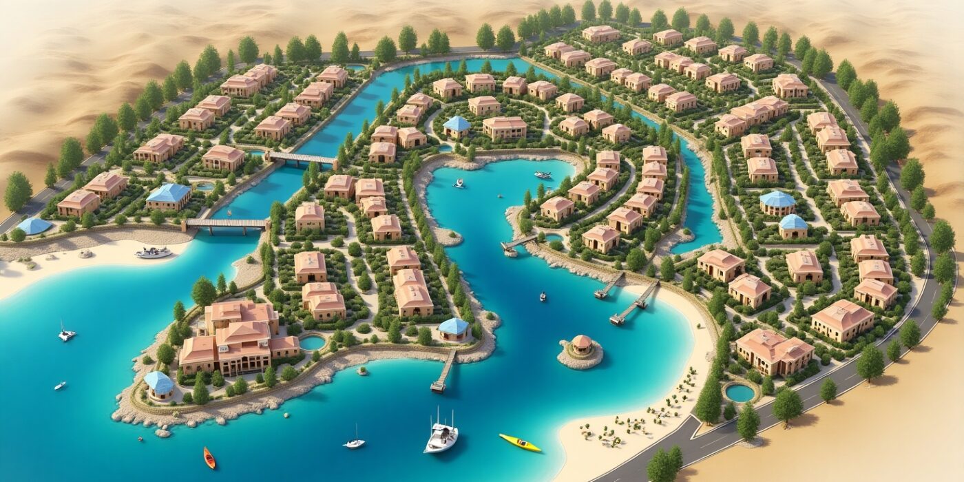 Damac Lagoons master plan