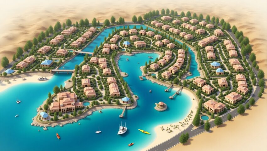 Damac Lagoons master plan