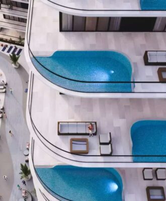 Samana Portofino | Luxury Studios, 1 & 2 Bedroom Apartments with Private Pools in Dubai Production City