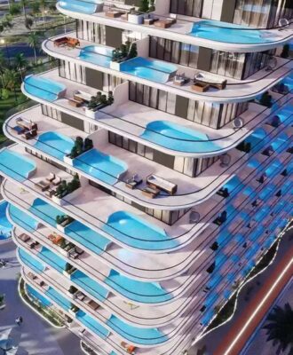 Samana Portofino | Luxury Studios, 1 & 2 Bedroom Apartments with Private Pools in Dubai Production City